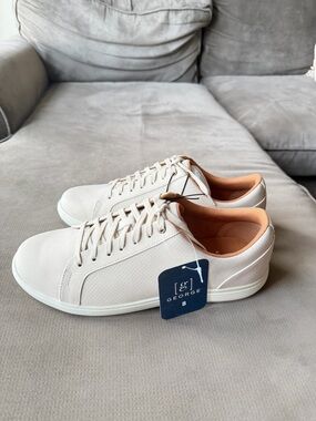 George Men's Sneakers in Light Beige with Tan Lining